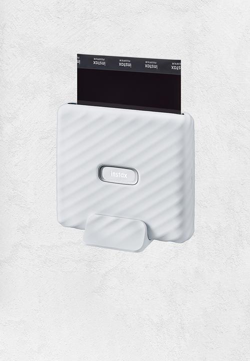 Fujifilm - Instax wide link printer - ash white