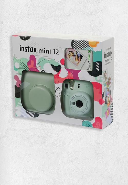 Fujifilm - Instax camera mini 12 Kit 3 cam, 1 film, case - green