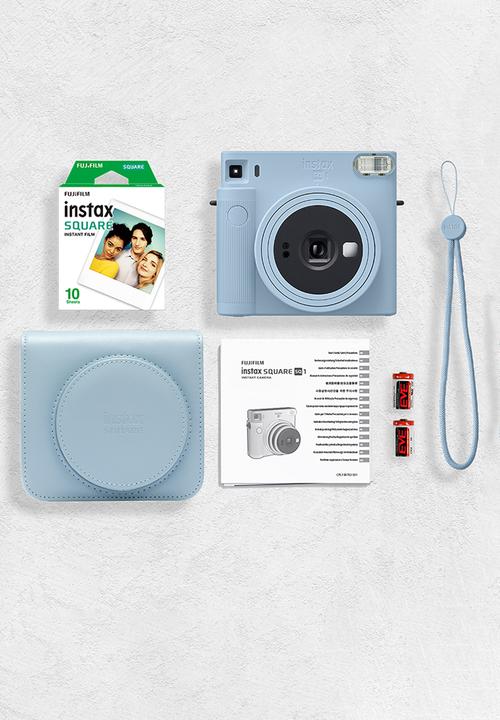 Fujifilm - Instax square sq1 camera kit3 - glacier blue