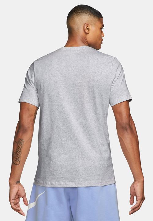 Nike - Nsw swoosh oval hbr tee - birch heather 