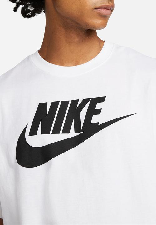 Nike - Nsw tee icon ft french fs - white & black 