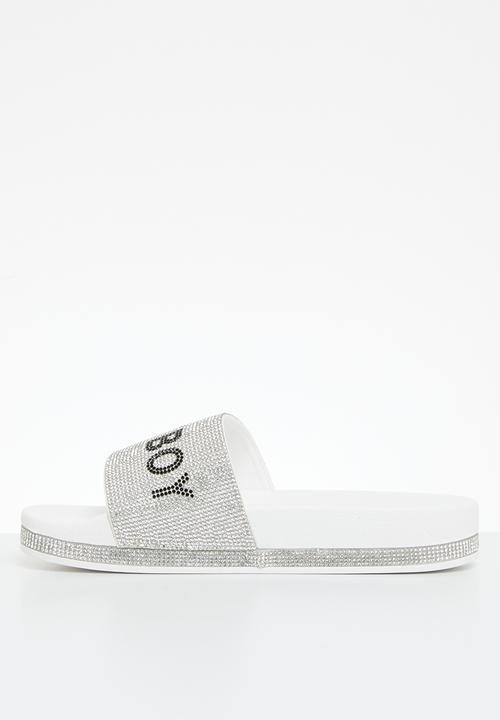 SISSY BOY - Bling slide - white