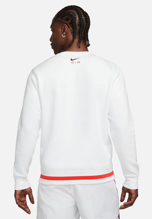 Nike - NSW  Air fleece crew-neck sweatshirt - summit white 