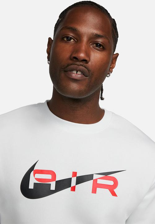 Nike - NSW  Air fleece crew-neck sweatshirt - summit white 