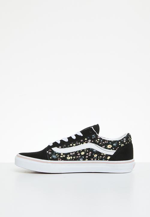 Vans - Jn old skool -  floral black/multi