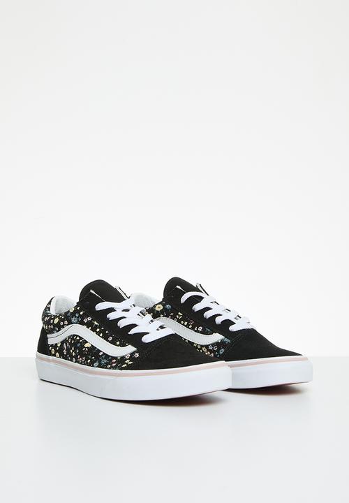 Vans - Jn old skool -  floral black/multi