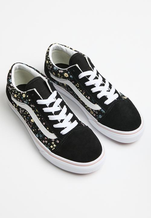 Vans - Jn old skool -  floral black/multi