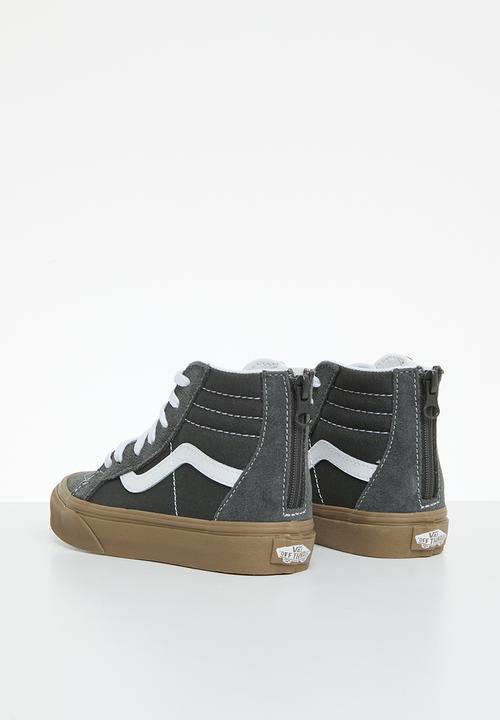 Vans - Uy sk8-hi zip -  gum grey & true white