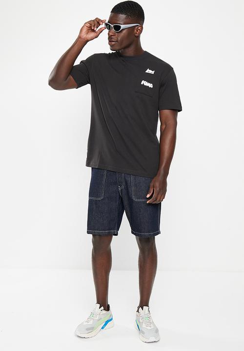 PUMA - Puma x ripndip pocket tee - puma black