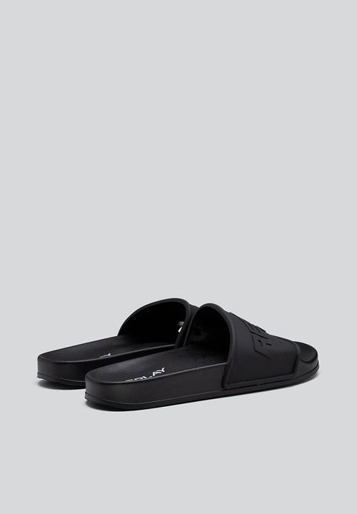 Replay - Up emboss slide - black
