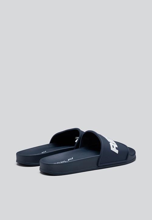 Replay - Up emboss slide - navy
