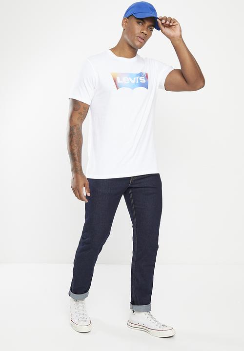 Levi’s® - Graphic crewneck tee za ssnl bw blur fil - white