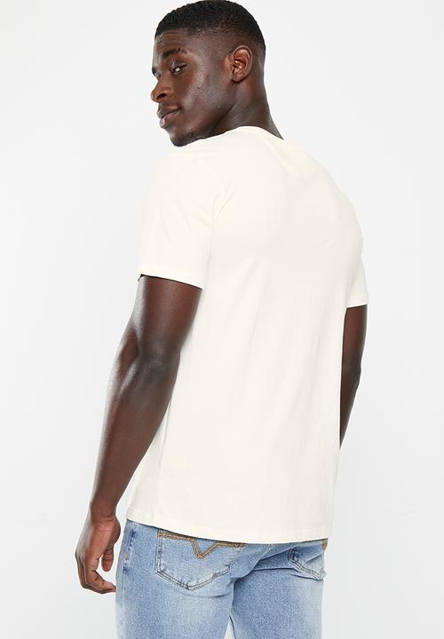 Vertigo - Mens vertigo core enzyme washed tee short sleeve - star white