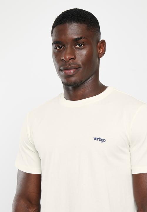 Vertigo - Mens vertigo core enzyme washed tee short sleeve - star white