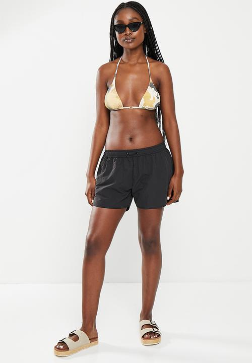Lizzy - Paityn 23 elasticated boardshorts - black