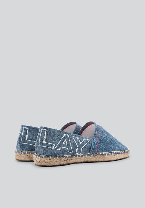 Replay - Cabo print espadrille - denim