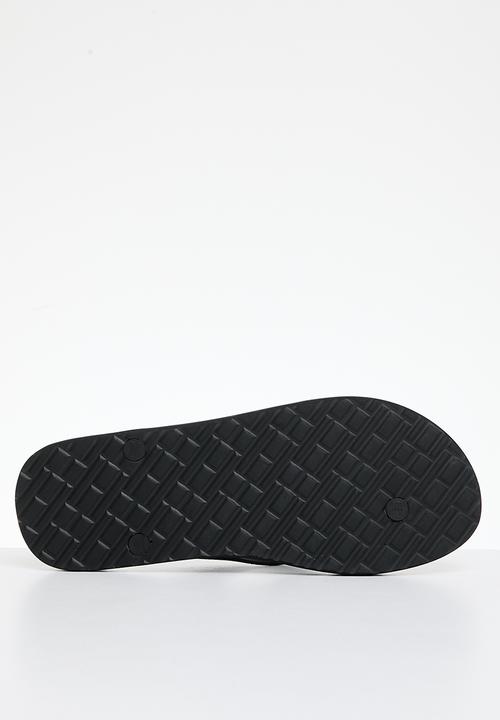 Tommy Hilfiger - Rubber hilfiger beach sandal - black