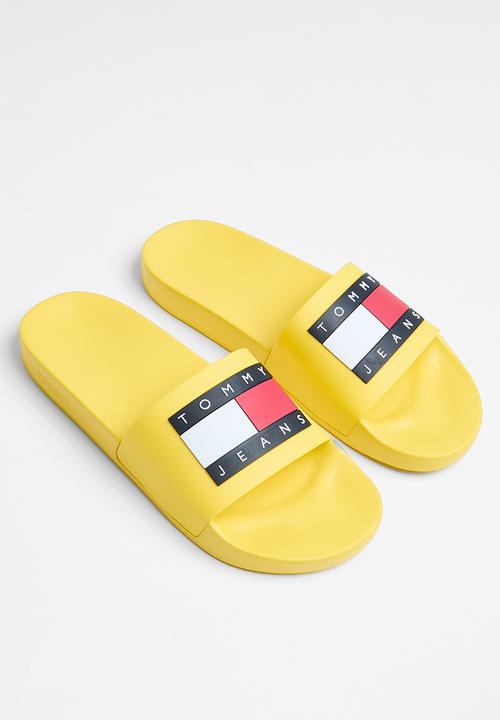 Tommy Hilfiger - Tommy jeans pool slide ess - star fruit yellow