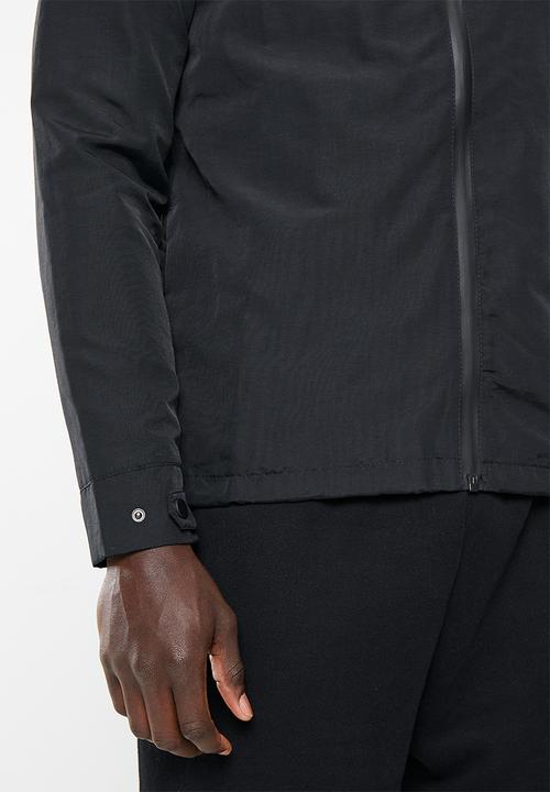 POLO - Mens sport long sleeve windbreaker - black