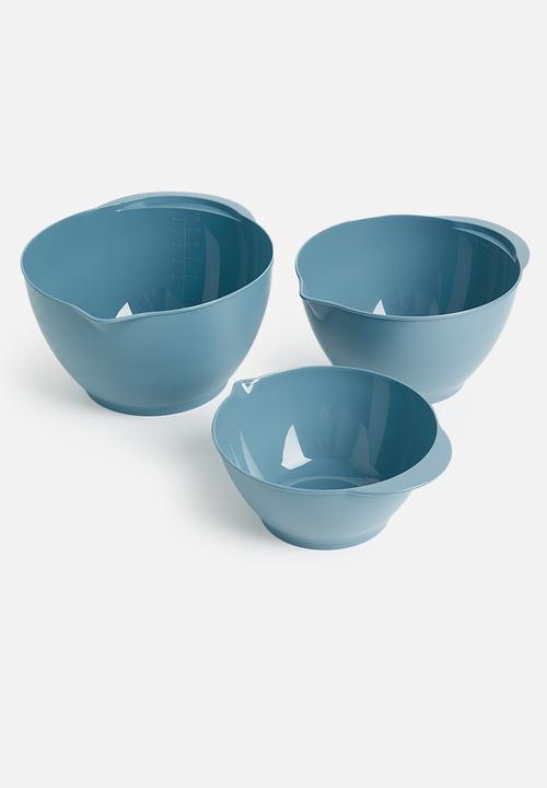 Excellent Houseware - Mixing bowl set - blue