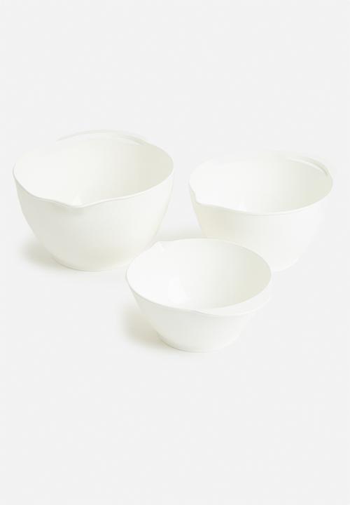Excellent Houseware - Mixing bowl set - cream