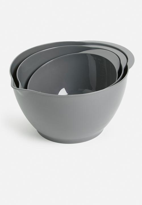 Mixing bowl set - anthracite