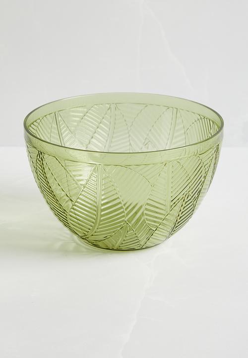 H&S - Luay bowl set of 4 - green