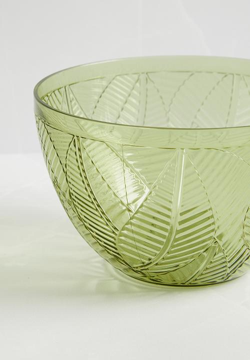 H&S - Luay bowl set of 4 - green