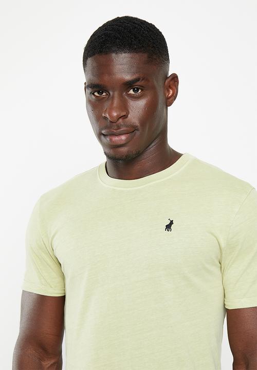 POLO - Mens pjc overdyed short sleeve Tee - stone