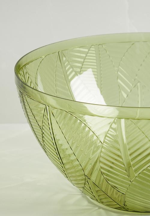 H&S - Luay salad bowl set of 2 - green