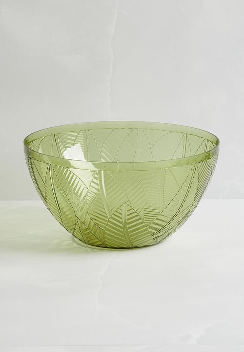 H&S - Luay salad bowl set of 2 - green