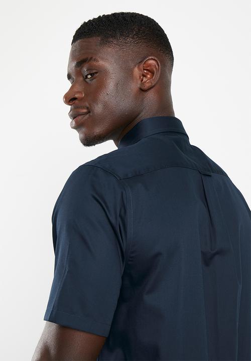 Pringle of Scotland - Ethan short sleeve classic shirt - navy