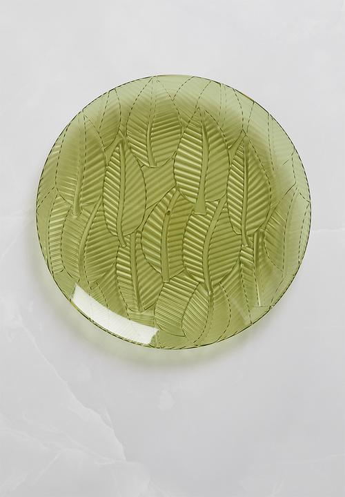 H&S - Luay plate set of 4 - green