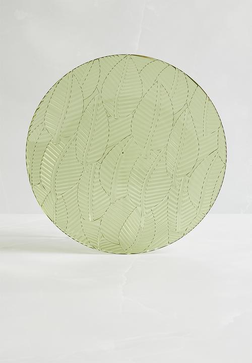 H&S - Luay plate set of 4 - green