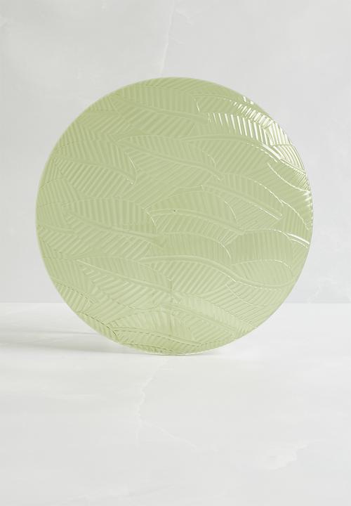 H&S - Luay plate set of 4 - green