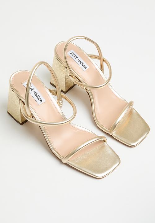Steve Madden - Kosmo block heel - gold leather