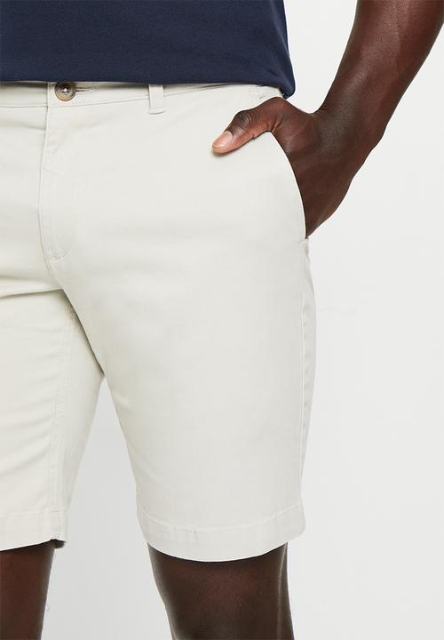 POLO - Mens essential chino short - stone