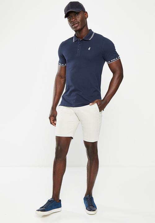 POLO - Mens essential chino short - stone