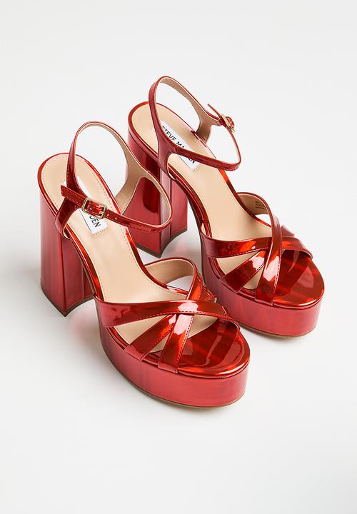Steve Madden - Tivoli platform heel - fire red