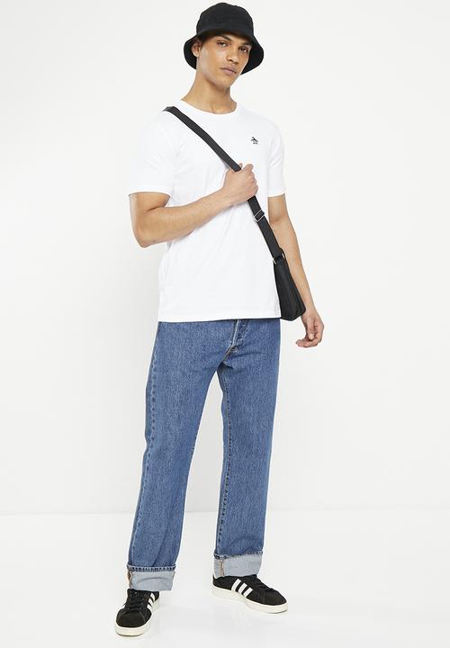 Original Penguin - Flat embroidery tee - white