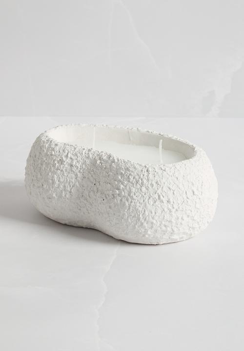 H&S - Cora candle - white