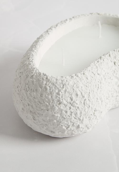 H&S - Cora candle - white