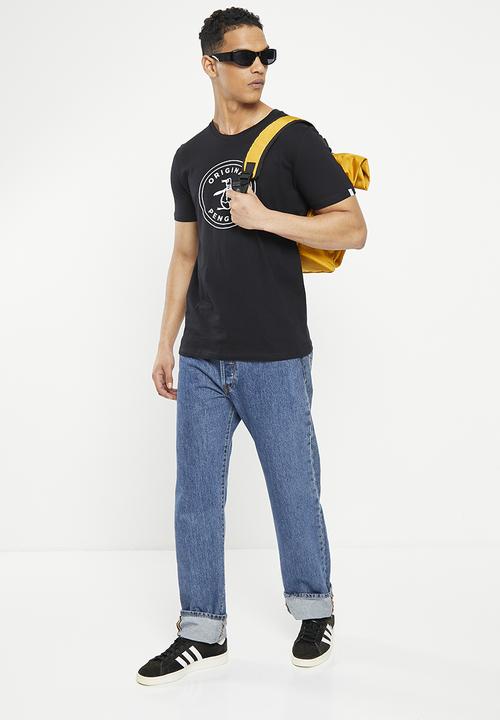 Original Penguin - Logo stamp tee - black