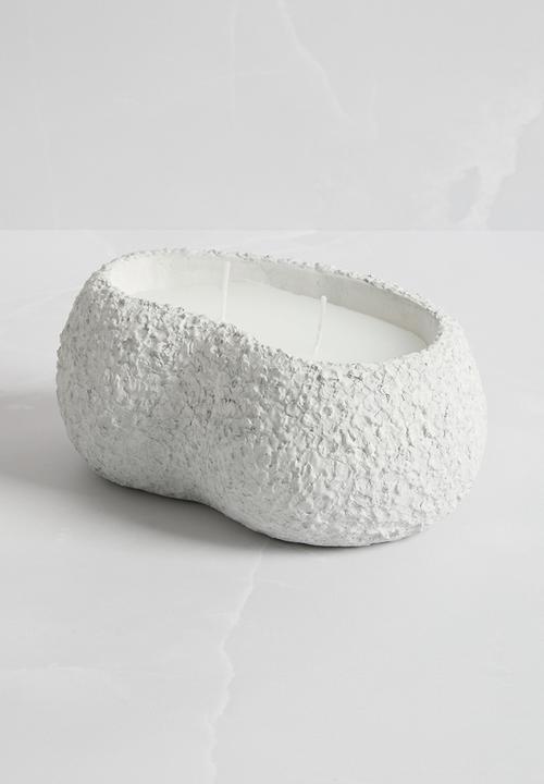 H&S - Cora candle - grey 
