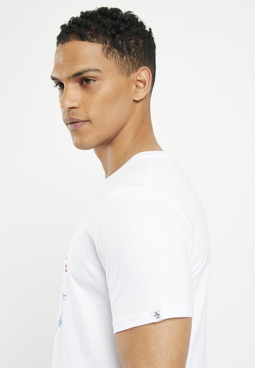 Original Penguin - Stamp pete tee - white 