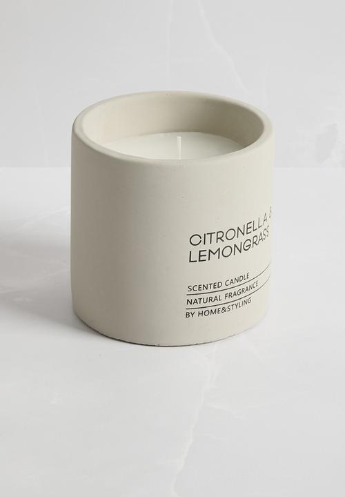 H&S - Citronella candle - ecru
