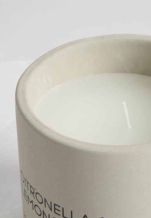 H&S - Citronella candle - ecru
