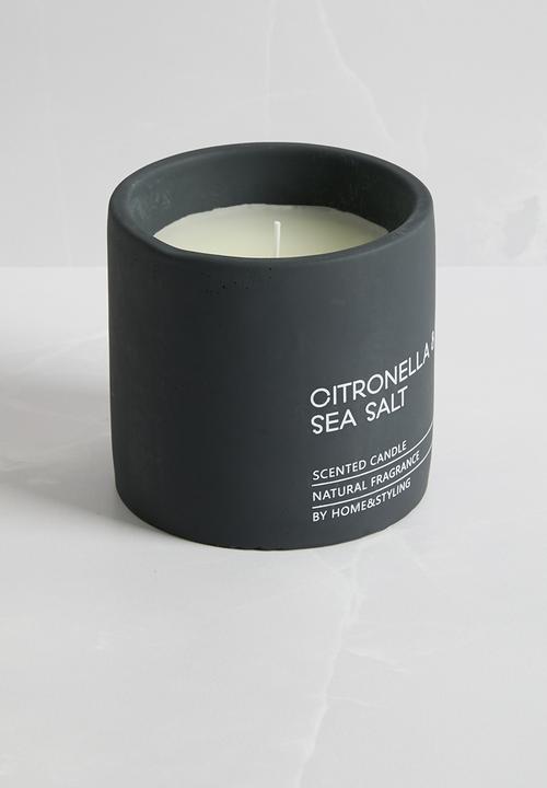 H&S - Citronella candle - black