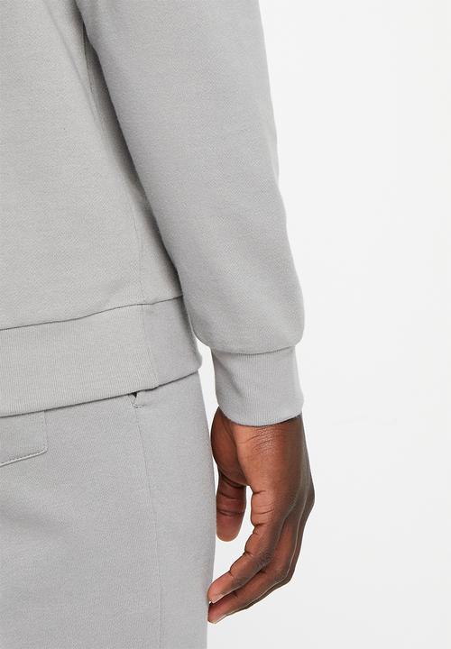 POLO - Mens sport long sleeve sweat top - grey