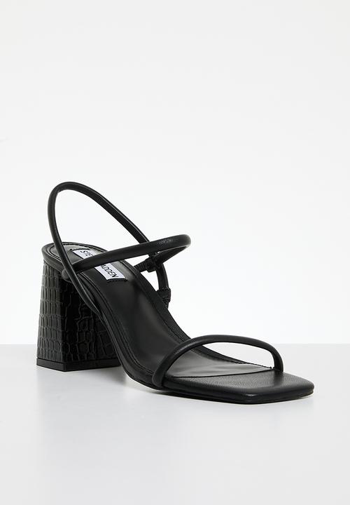 Steve Madden - Kosmo block heel - black leather